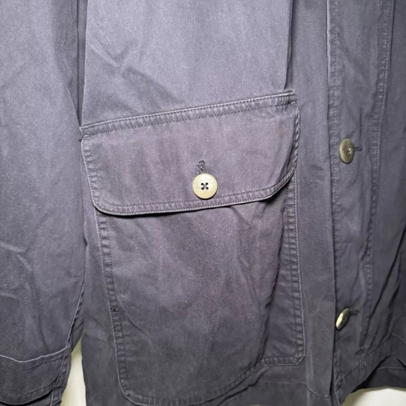 Ralph Lauren Men’s Chore Jacket VTG XL Blue Outdoor Barn Field Zip Button 90s - Picture 5 of 15